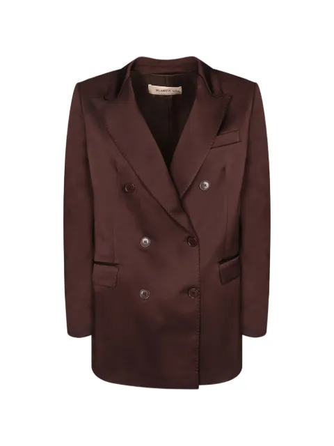 Blanca Vita peak-lapel double-breasted jacket