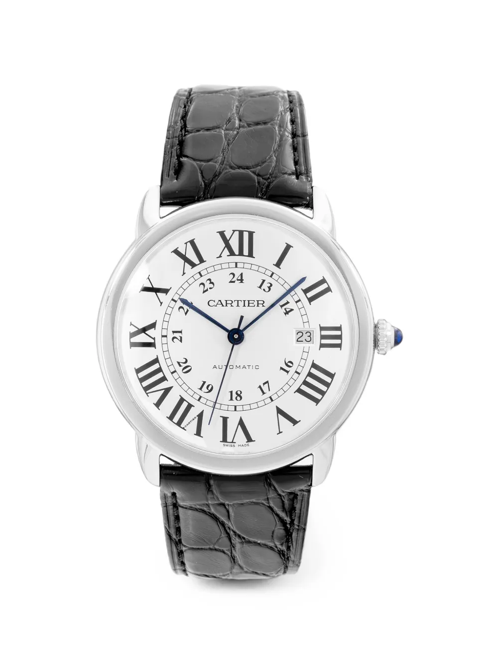 Cartier Ronde Solo de Cartier Armbanduhr, 42mm - Weiß
