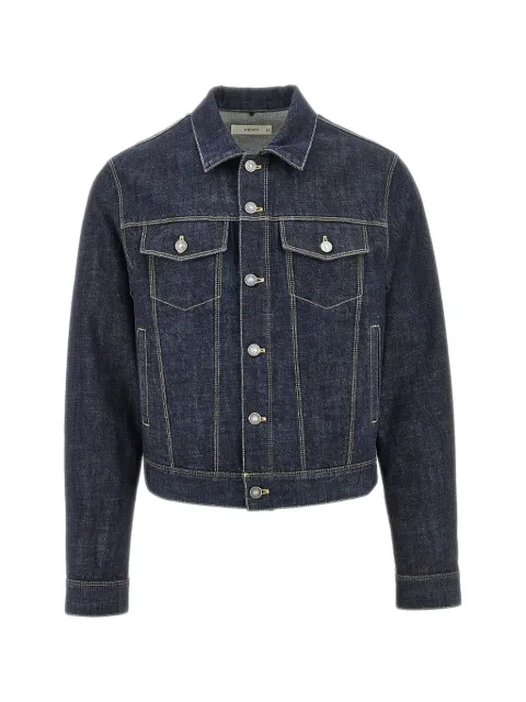 FENDI navy blue denim jeans jacket