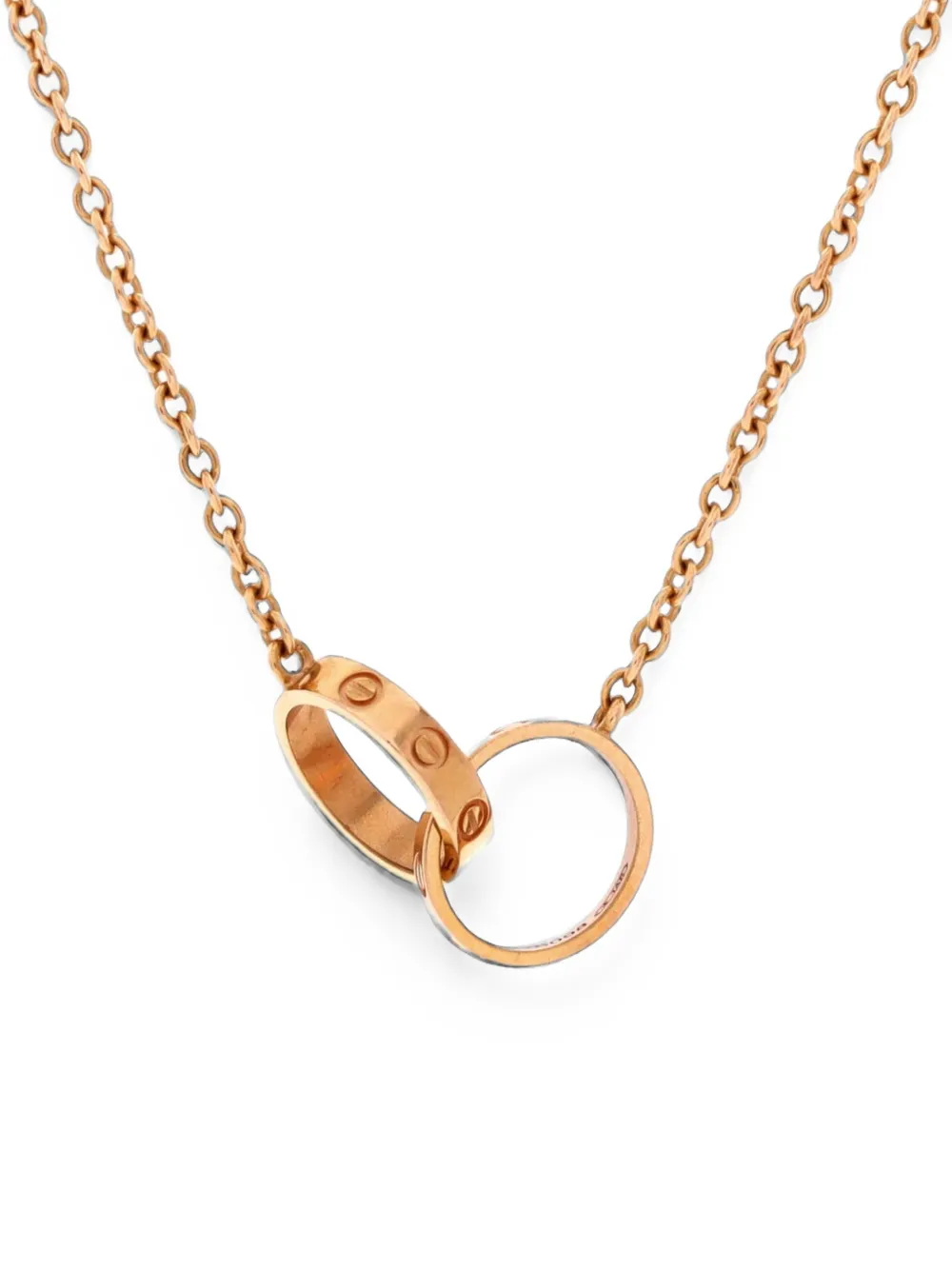 Cartier Love Interlocking 18K Rose Gold necklace - Rosa