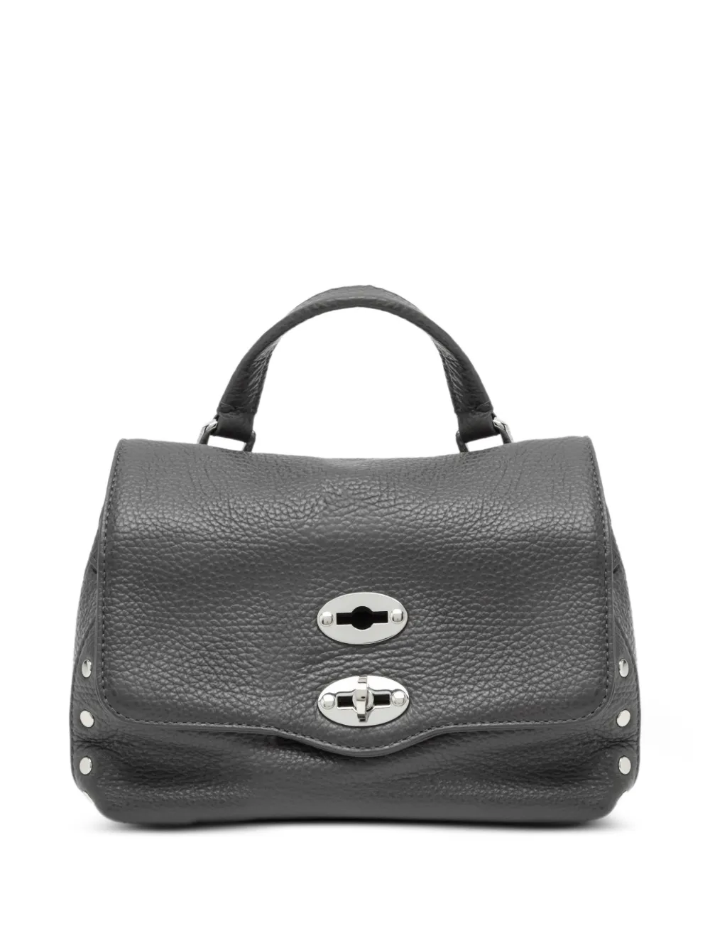 Zanellato Postina stud-embellished shoulder bag - Grau