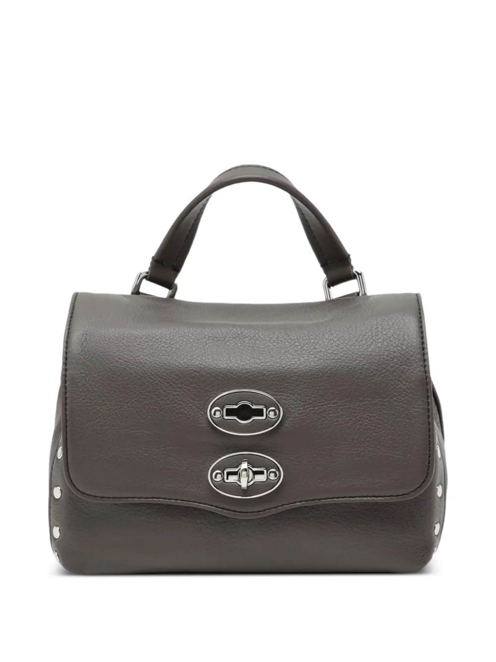 Zanellato mini Postina studded tote bag - Grau