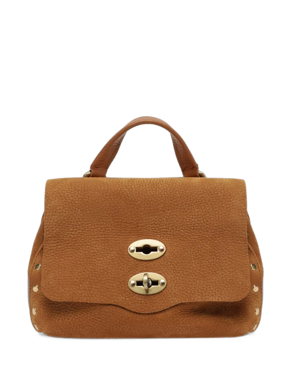 Zanellato Postina stud-embellished shoulder bag - Marrone
