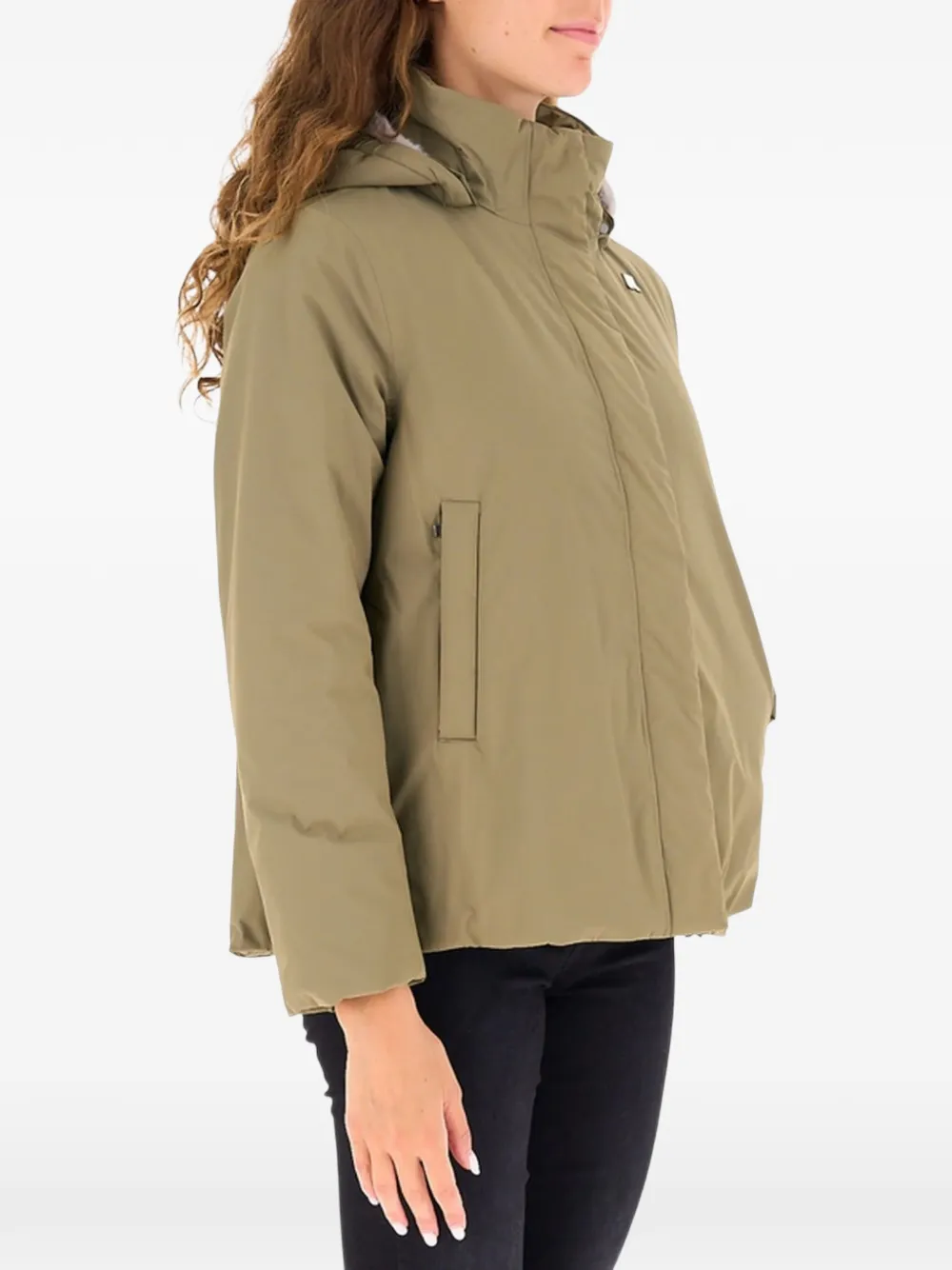 K-Way Marlette Twill jack Groen