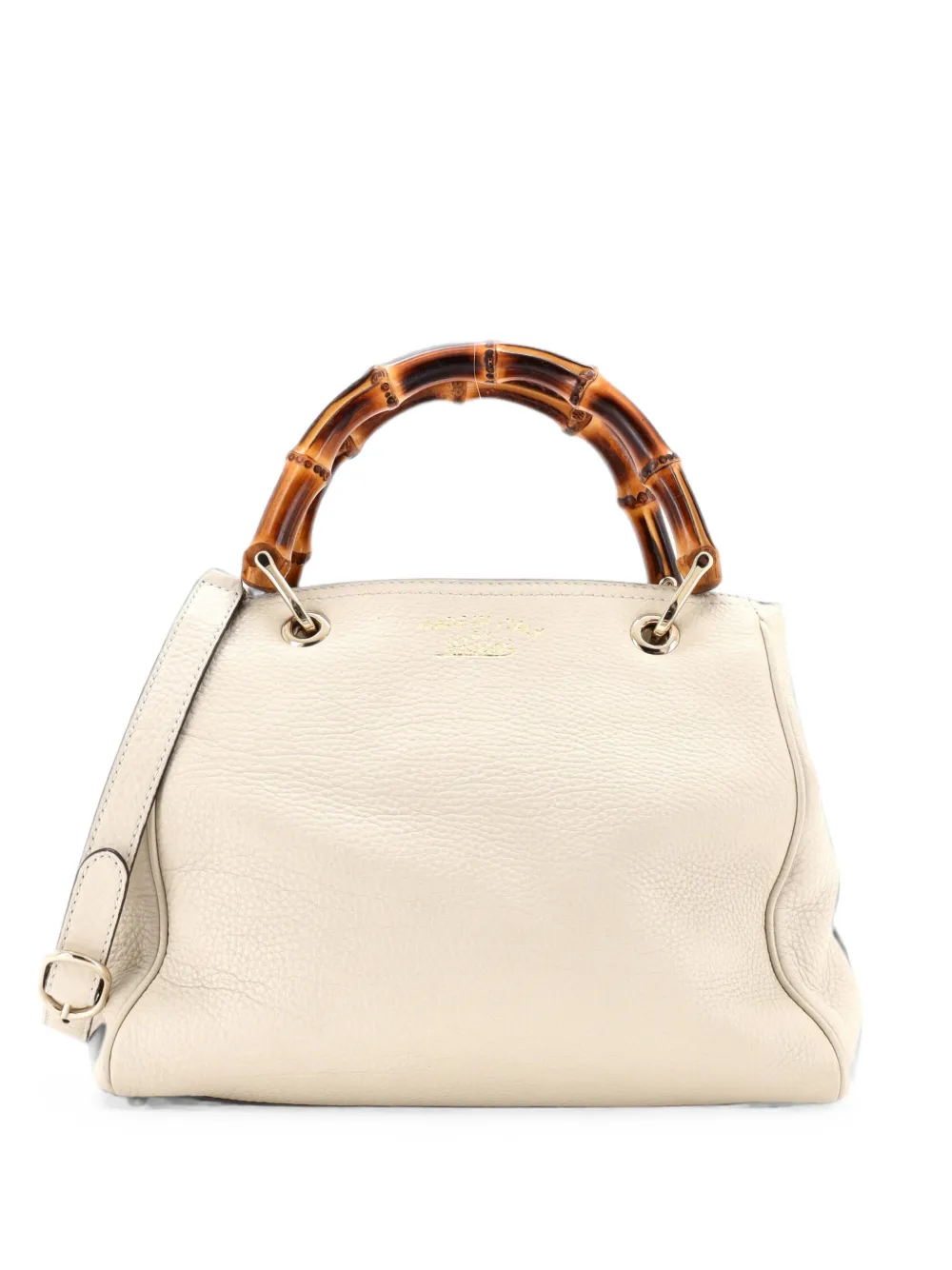 Gucci Pre-Owned Bamboo Shopper Leather Small tote bag - Toni neutri