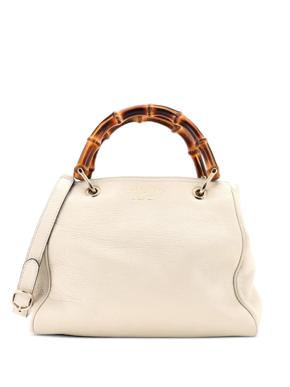Gucci Pre-Owned Bamboo Shopper Leather Small tote bag - Toni neutri