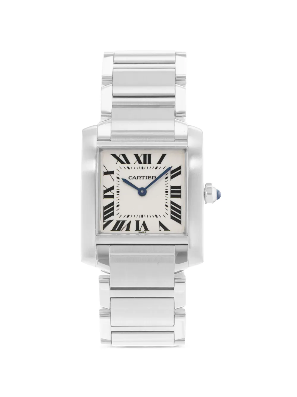 Cartier 2005 Tank Française Armbanduhr 25mm - Weiß
