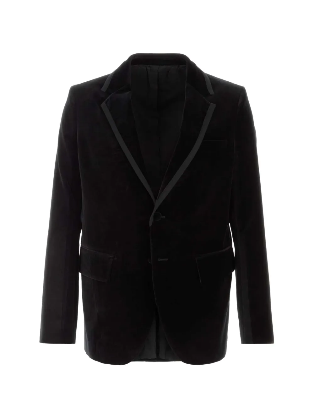FENDI velvet single-breasted blazer