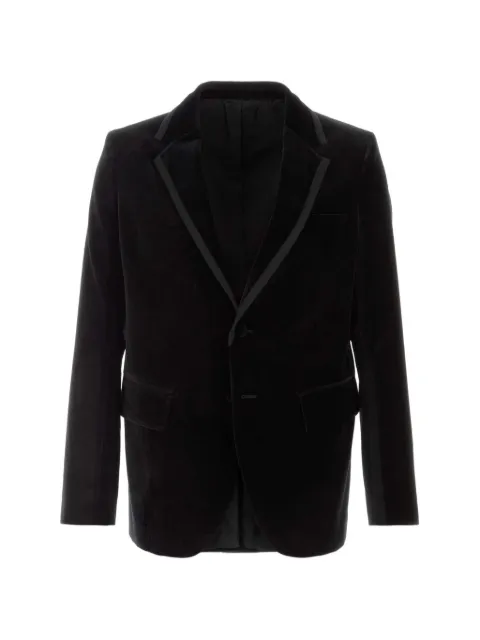 FENDI velvet single-breasted blazer