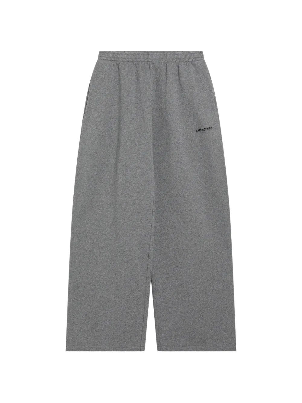 Balenciaga logo-print wide-leg track pants - Grigio