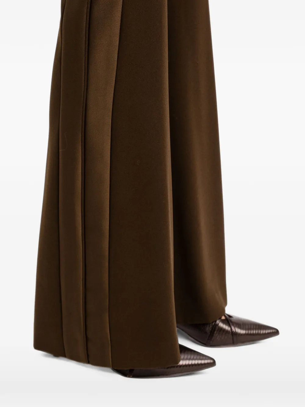TWINSET Broek met zijstreep Bruin
