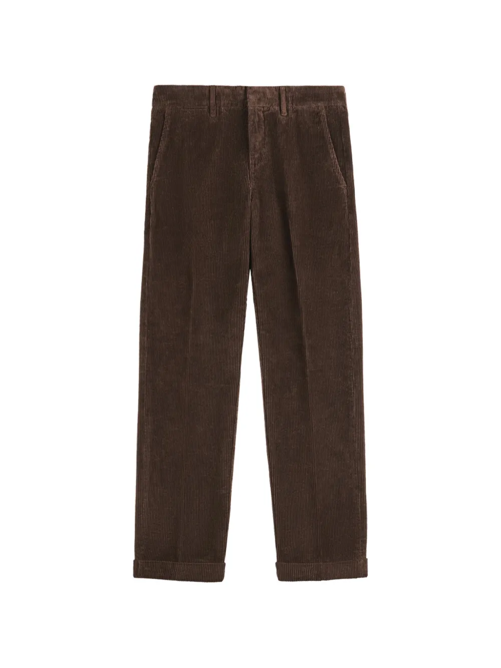 Fay corduroy turn-up trousers Bruin
