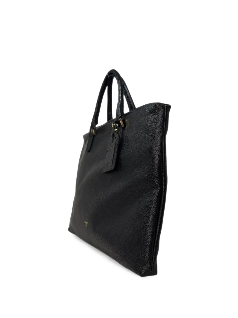 avenue 67 Norah grained leather tote bag - Noir