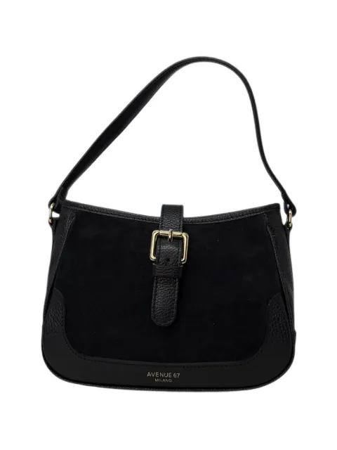 avenue 67 Isadora buckled leather shoulder bag