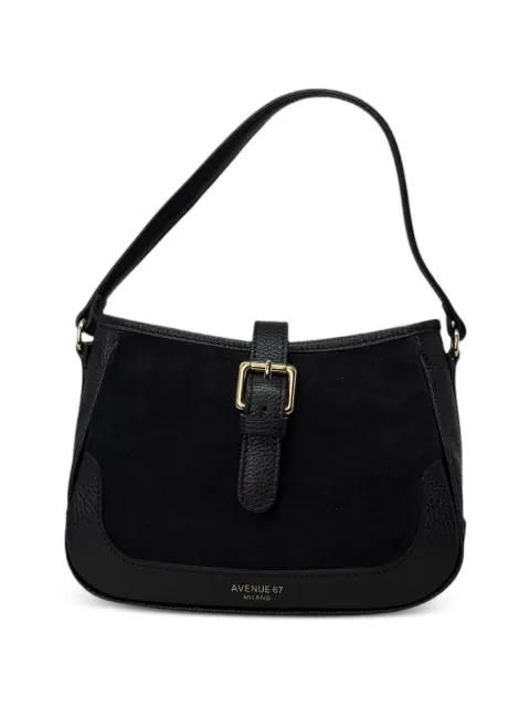 avenue 67 Isadora buckled leather shoulder bag