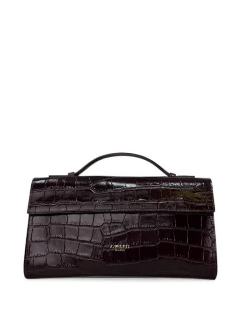 avenue 67 Paloma crocodile-effect leather tote bag