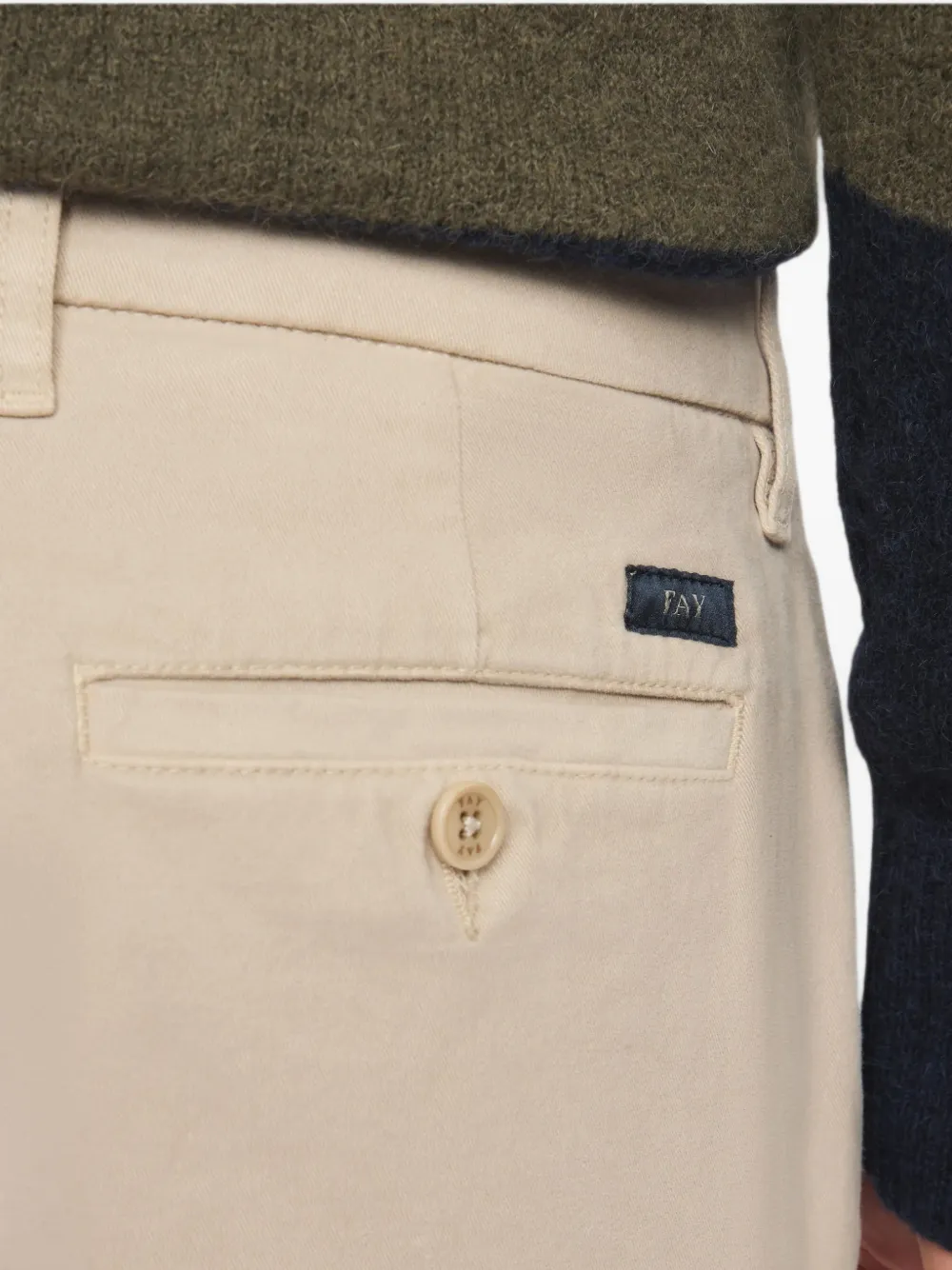 Fay slim-fit trousers Beige