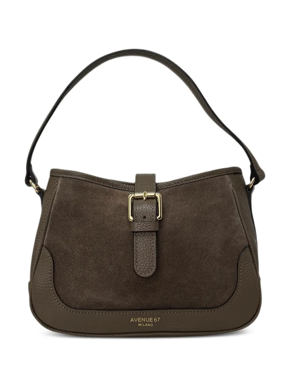 avenue 67 Isadora buckled shoulder bag - Brown