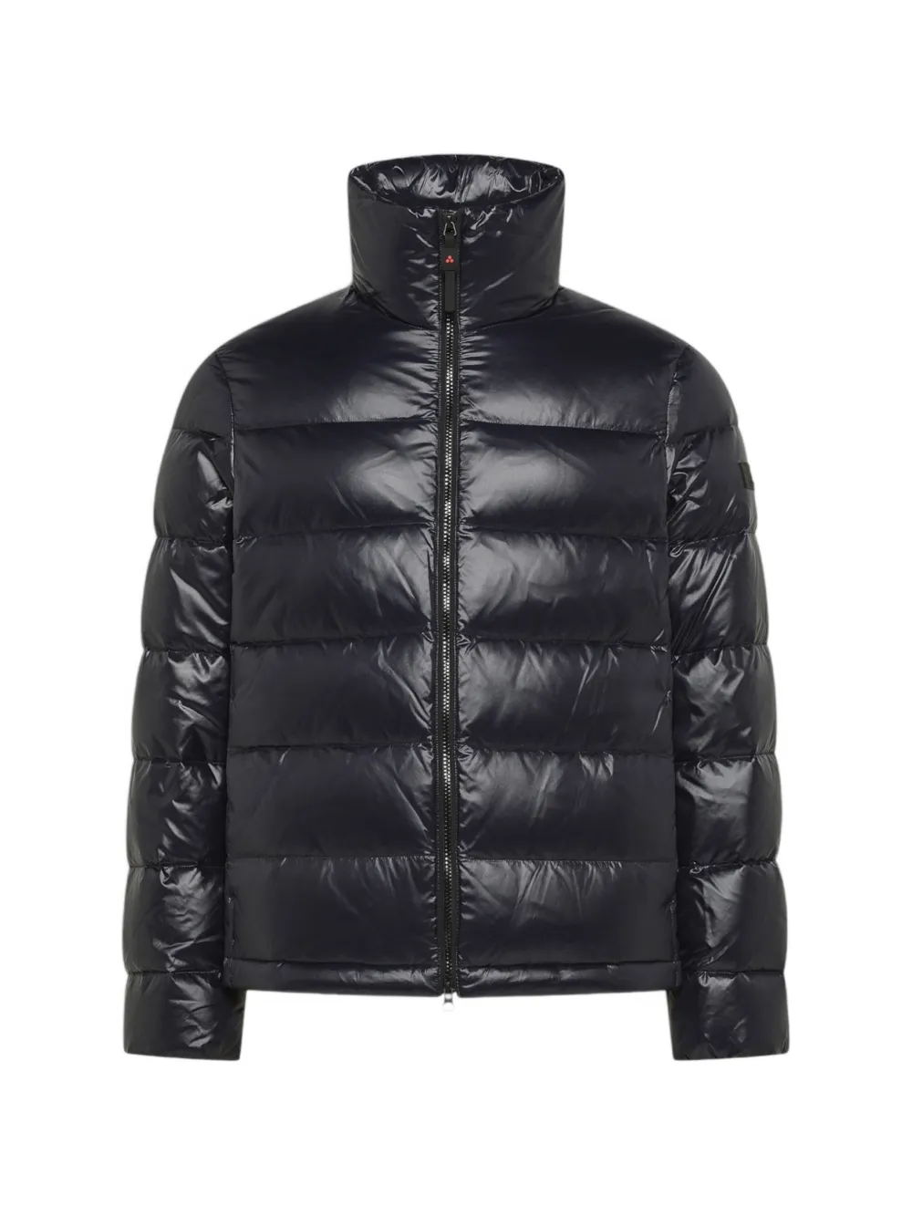 Peuterey quilted high-neck coat - Black