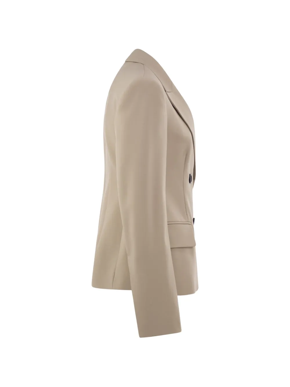 Sportmax Colbert met dubbele rij knopen Beige