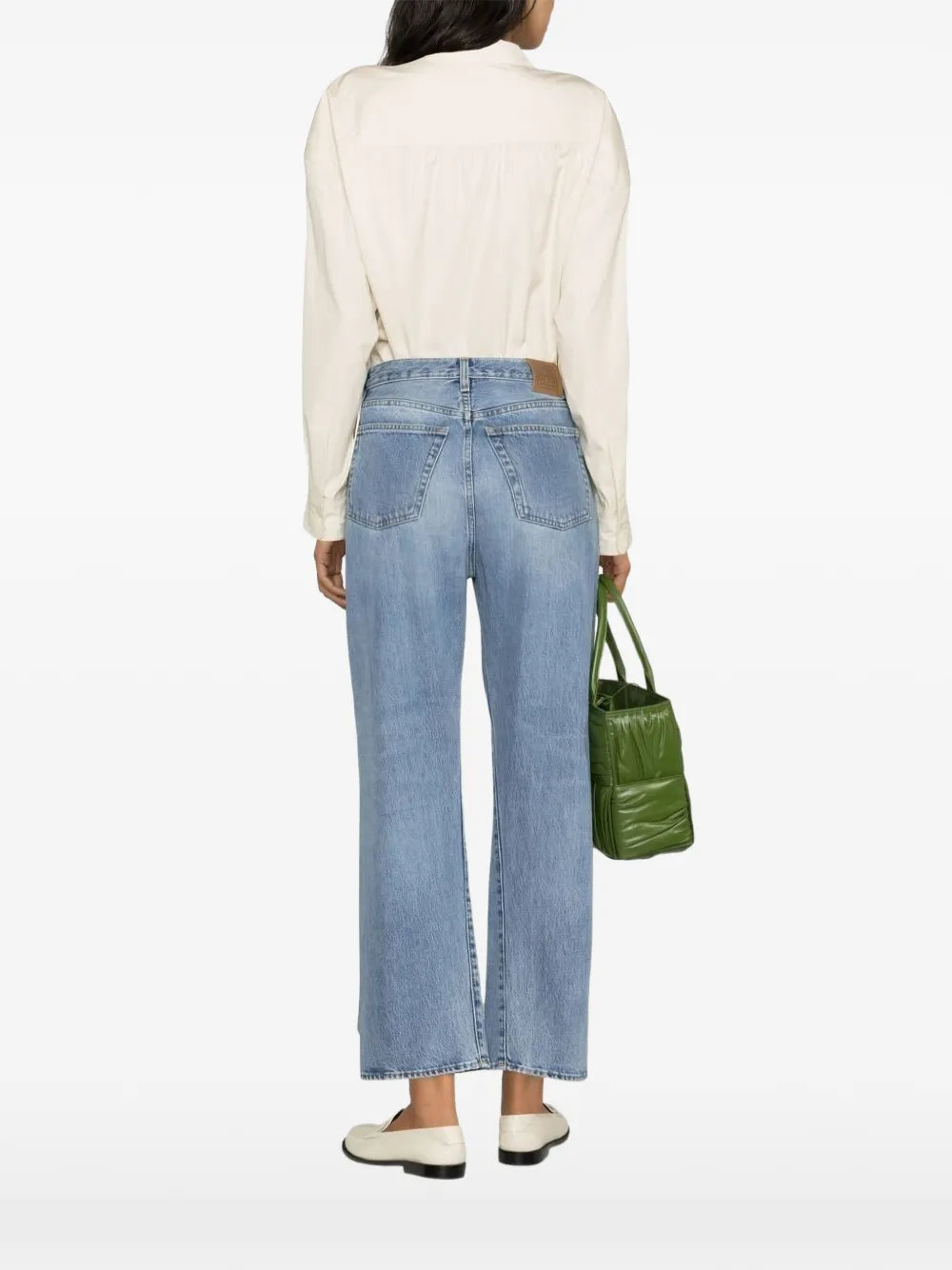 TOTEME Denim jeans met gedraaide naad Blauw