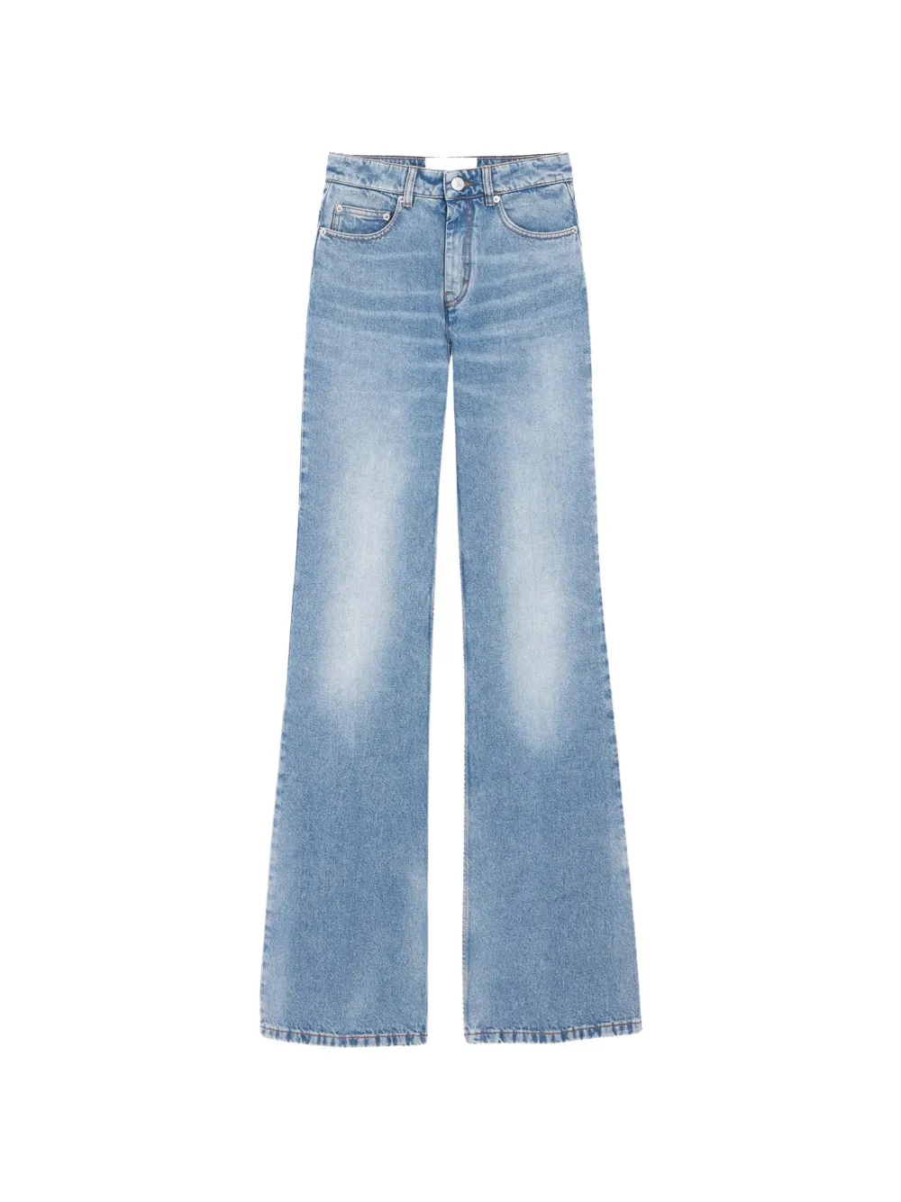 AMI Paris blue flare-fit cotton jeans