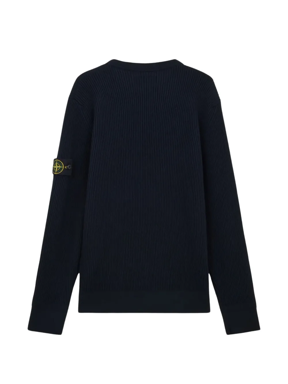Stone Island Geribbelde wollen trui Blauw