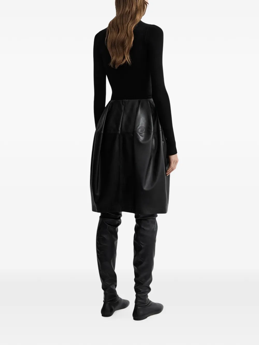 TOTEME roll-neck sweater Zwart