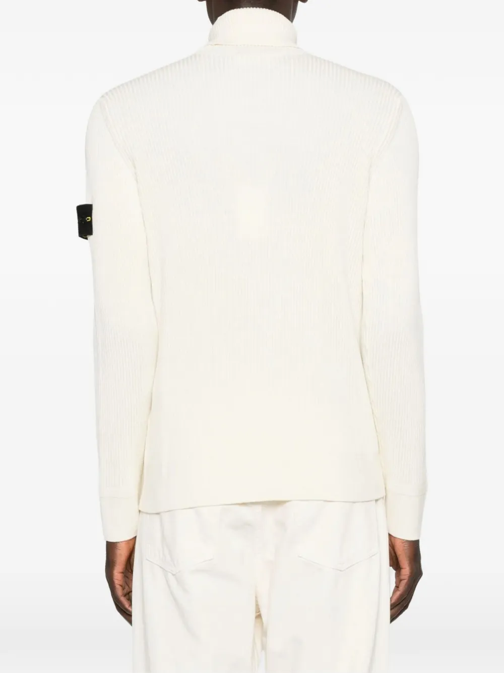 Stone Island Ribgebreide coltrui Beige
