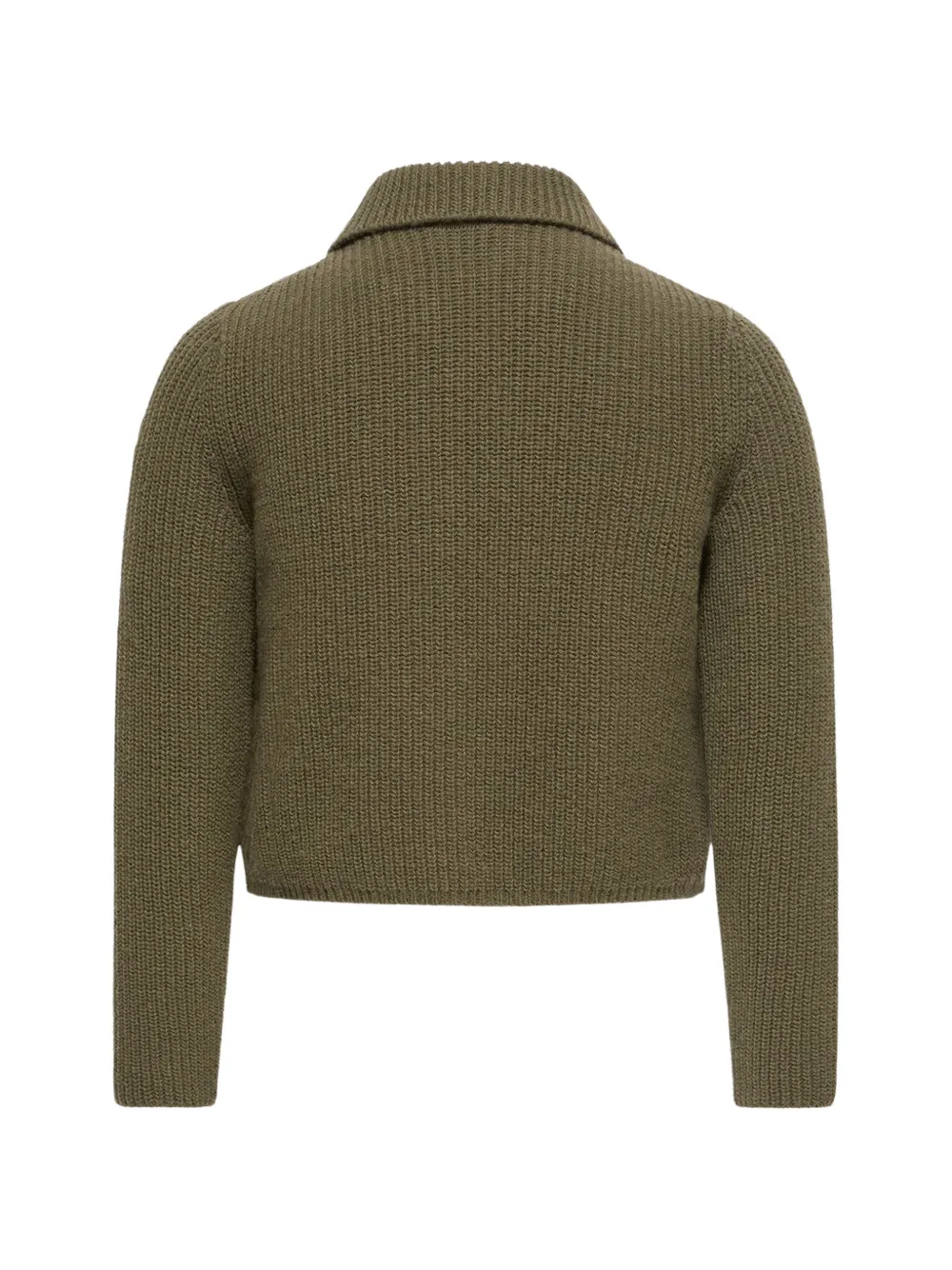 Moncler Enfant quilted panelled cardigan Groen