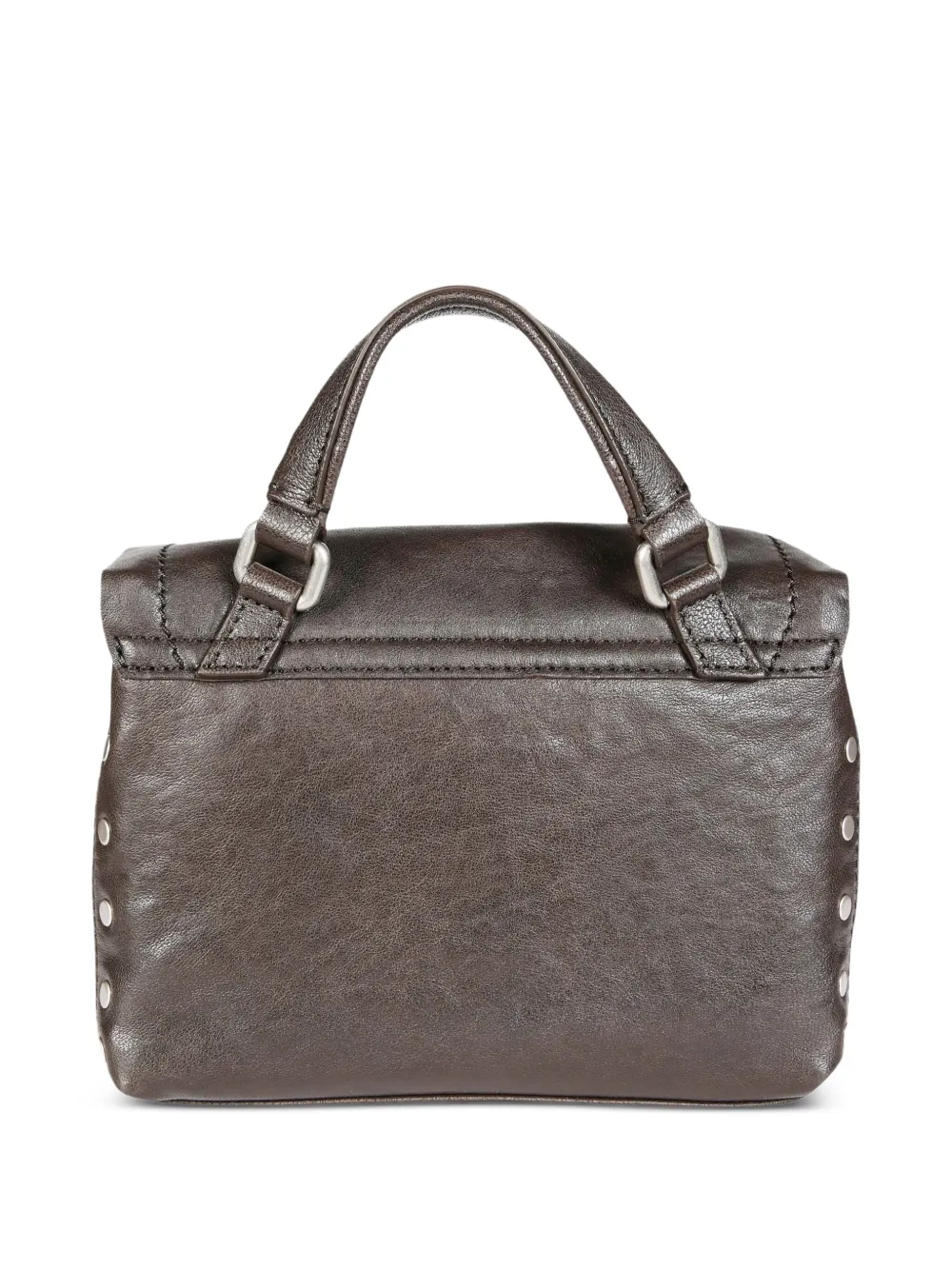 Zanellato Baby Postina shopper met studs Bruin
