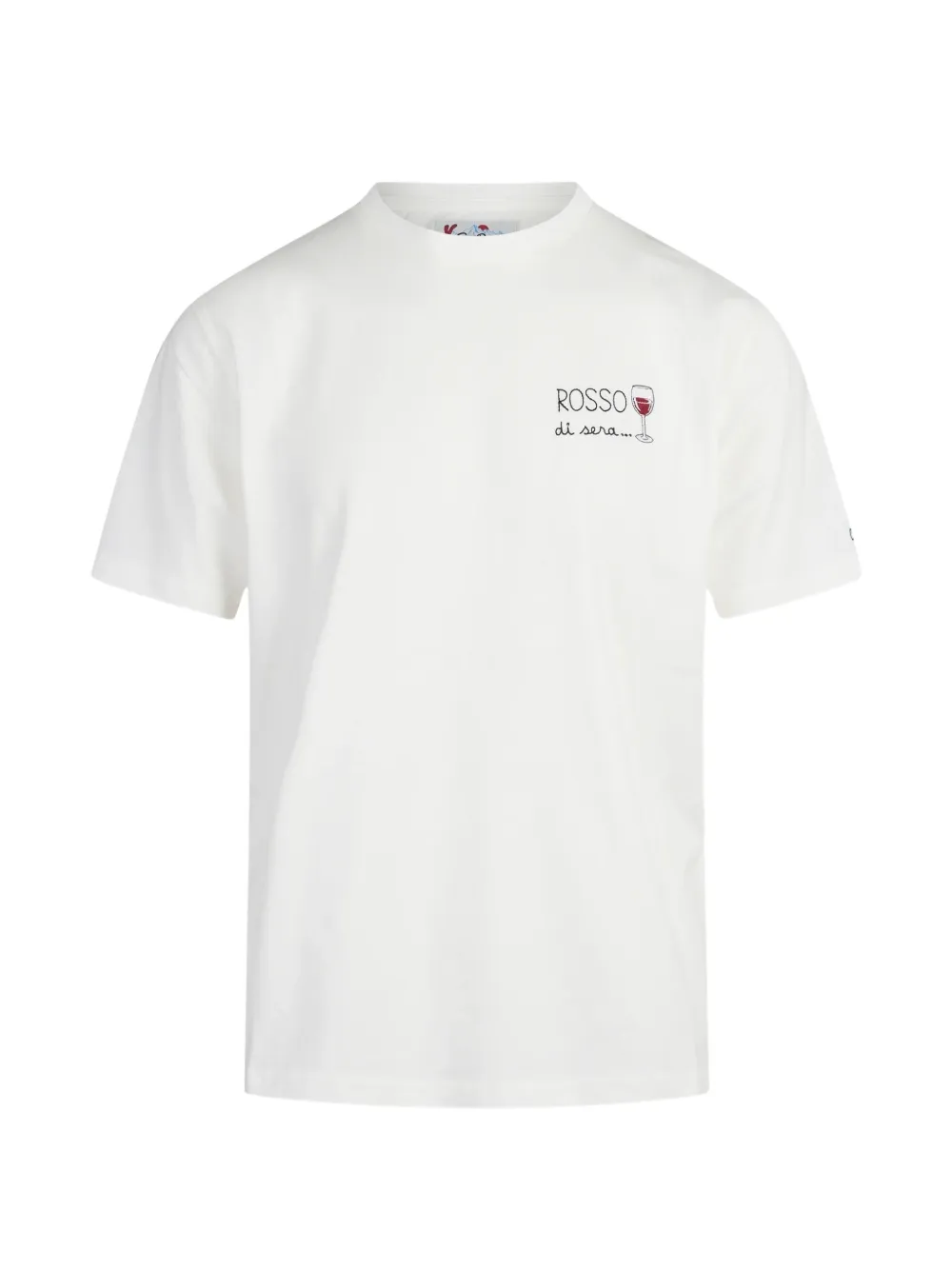 MC2 Saint Barth off-white Arnott cotton T-shirt with Bollicine-print - Blanc MC2 Saint Barth off-white Arnott cotton T-shirt with Bollicine-print - Blanc