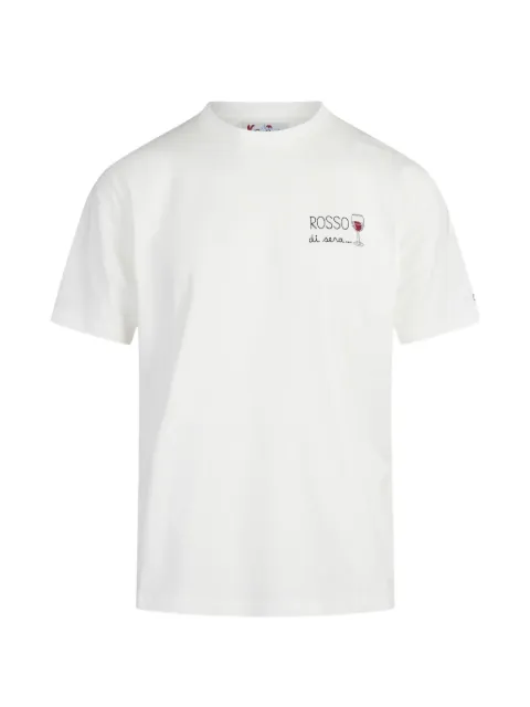 MC2 Saint Barth off-white Arnott cotton T-shirt with Bollicine-print