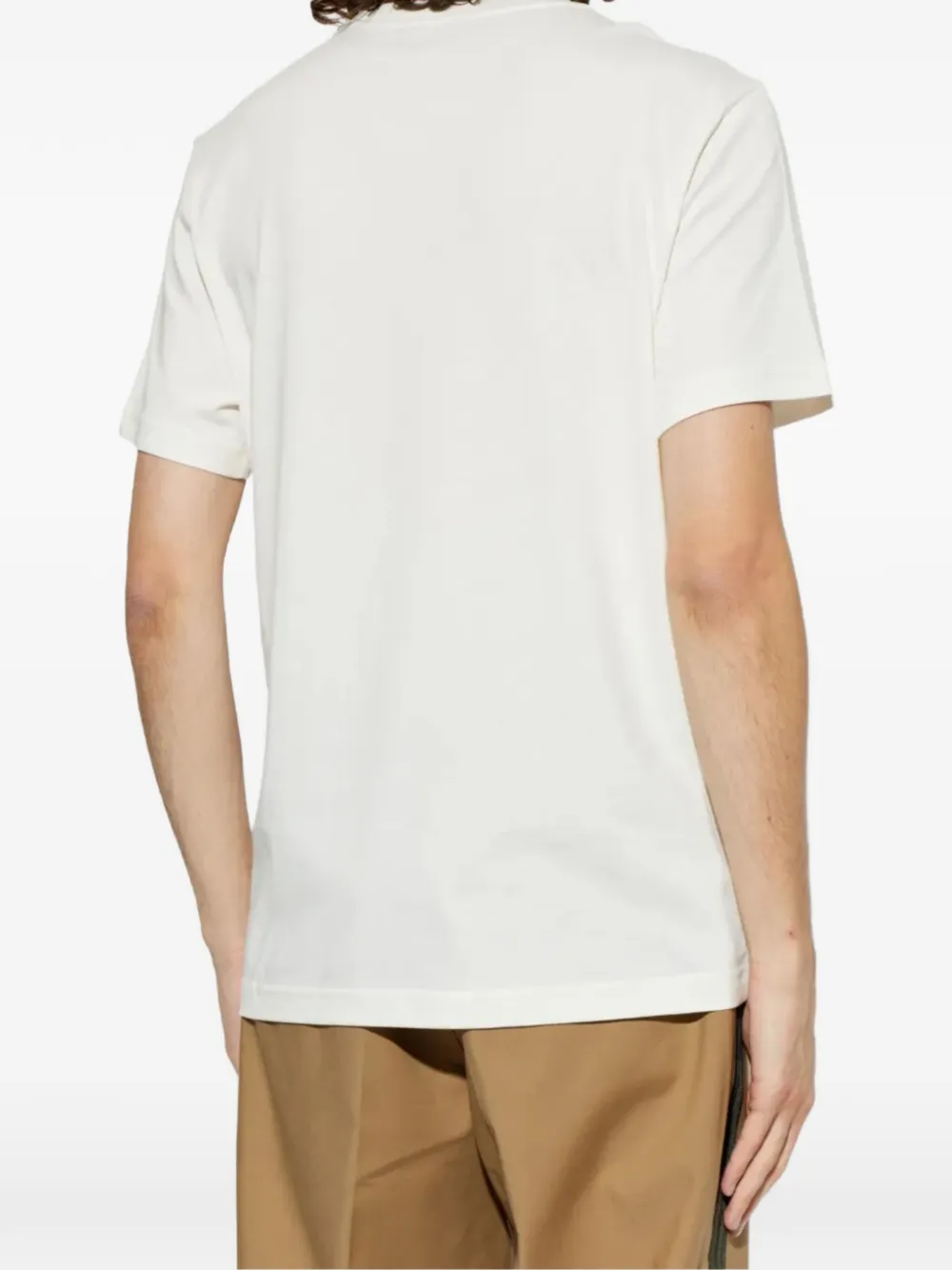 Moncler T-shirt met logo Wit