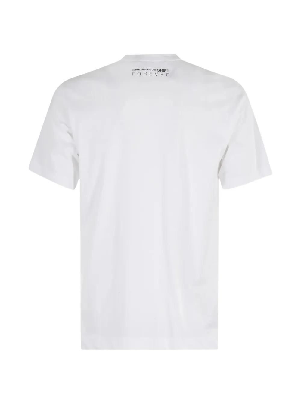 Comme Des Garçons Shirt T-shirt met ronde hals en logodetail Wit