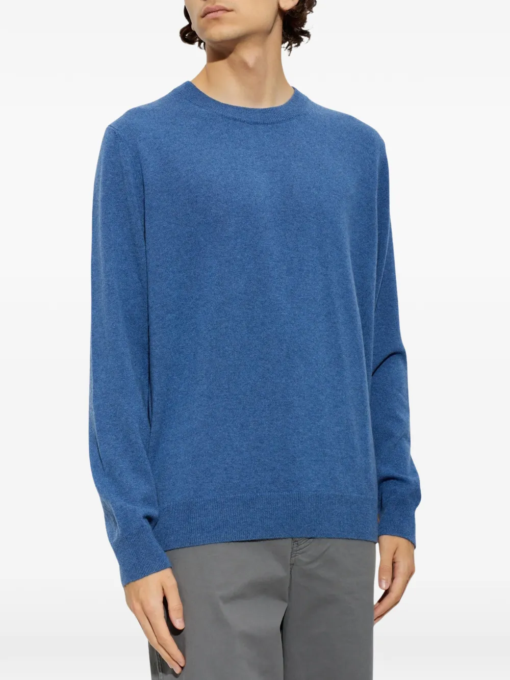 Paul Smith Artist Stripe kasjmiertrui Blauw