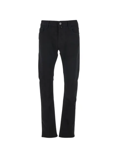 Jacob Cohën Bard logo-patch slim-cut jeans