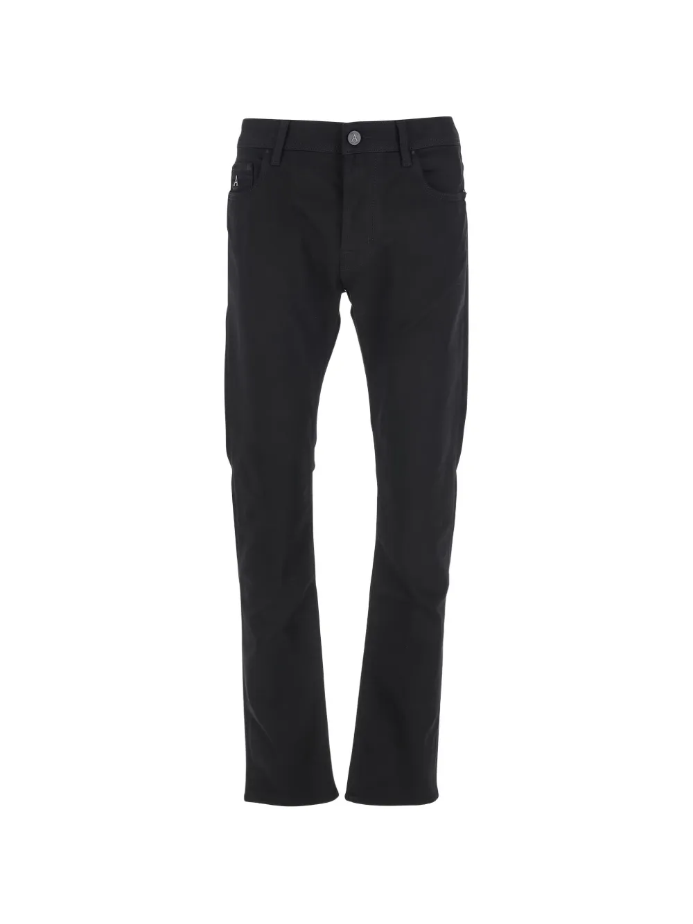 Jacob Cohën Bard logo-patch slim-cut jeans - Nero
