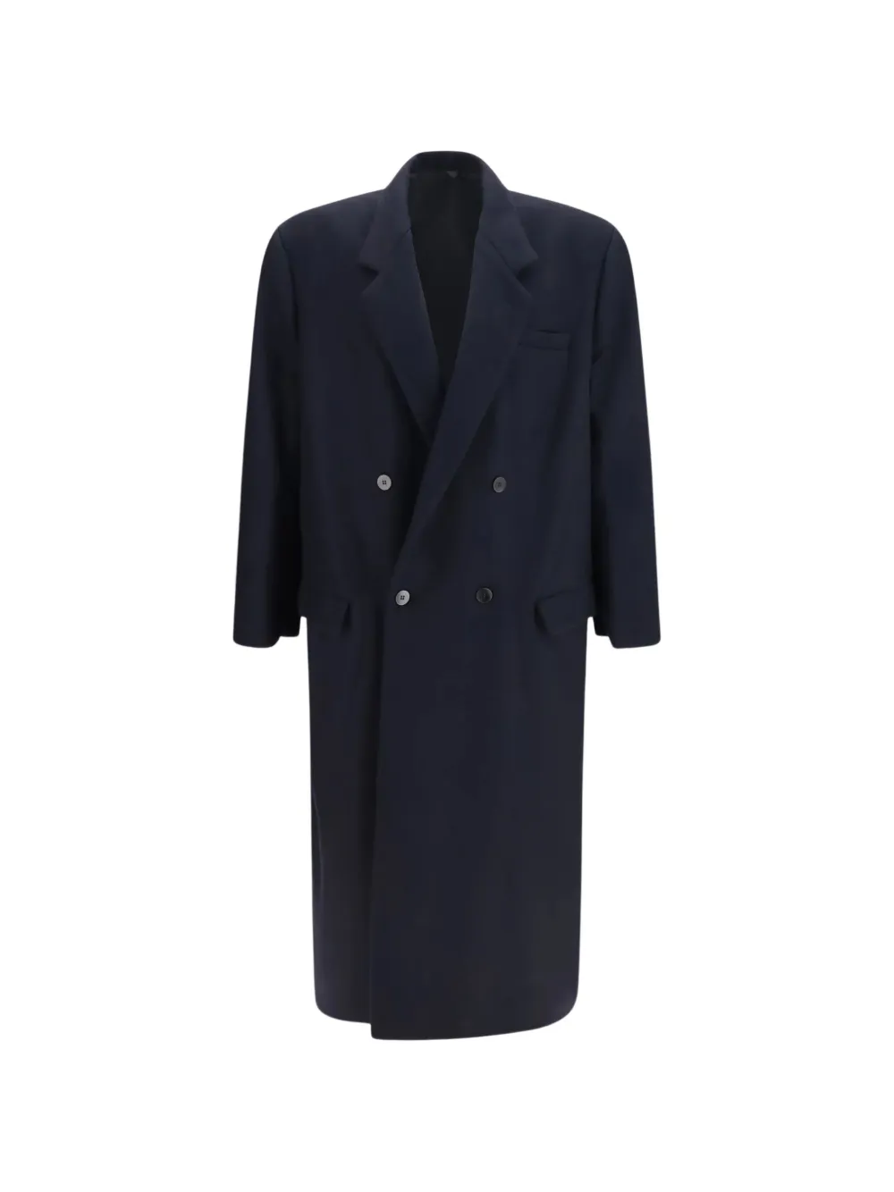 Magliano double-breasted wool-blend coat - Blau