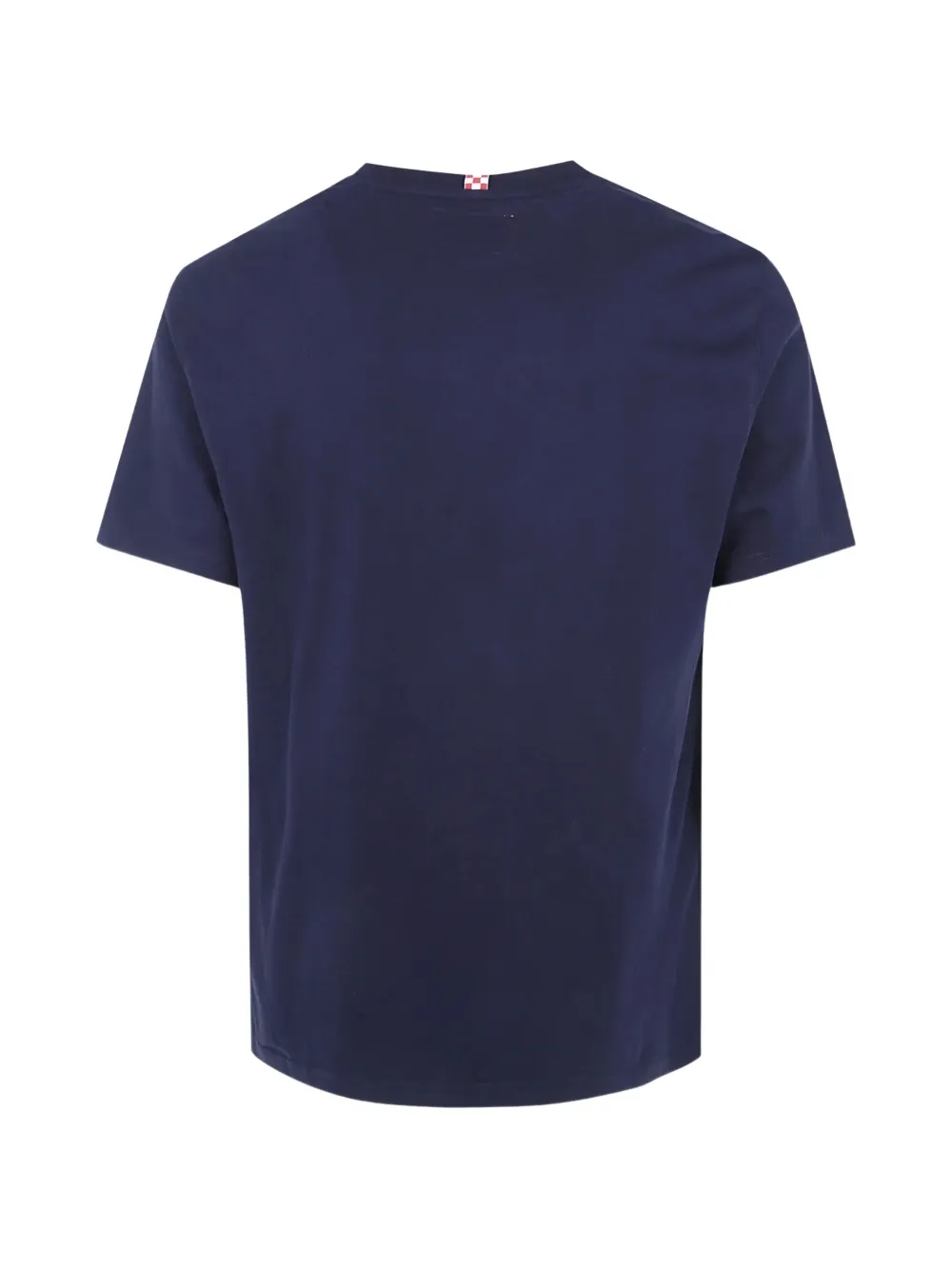 MC2 Saint Barth Marineblauw Connor biologisch katoenen T-shirt met horloge-print en King Of The Night-borduurwerk