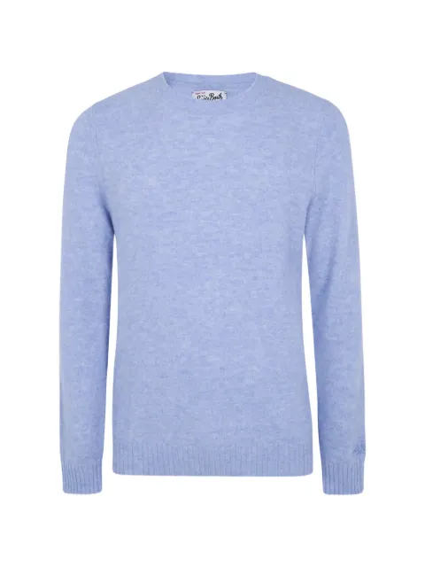 MC2 Saint Barth light-blue Regent alpaca-blend crew-neck sweater