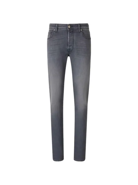Jacob Cohën logo-patch slim-cut jeans