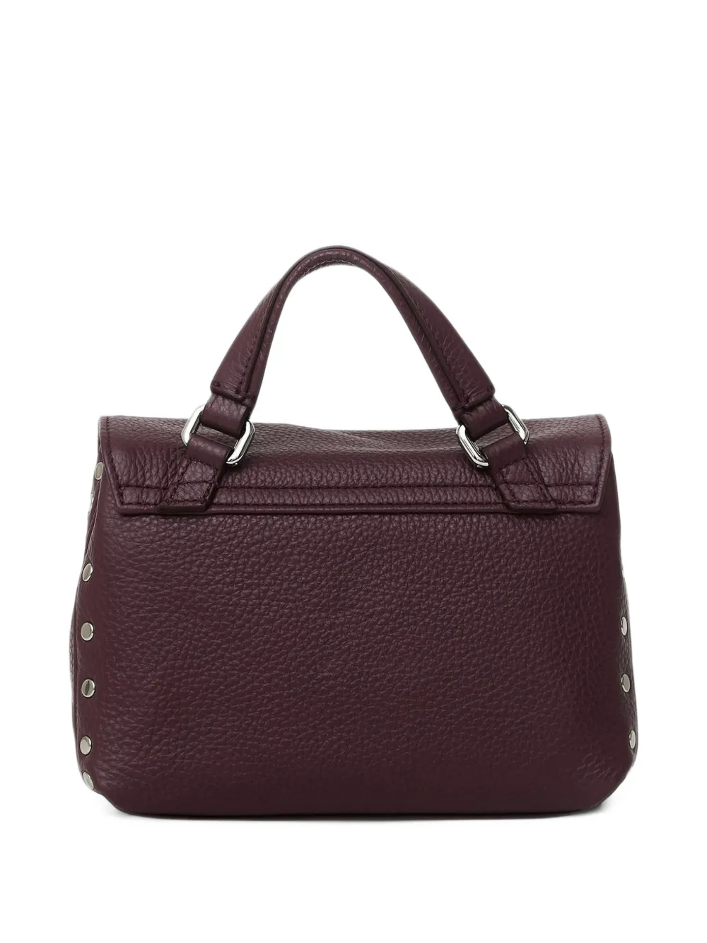 Zanellato Postina Baby stud-embellished satchel bag Rood