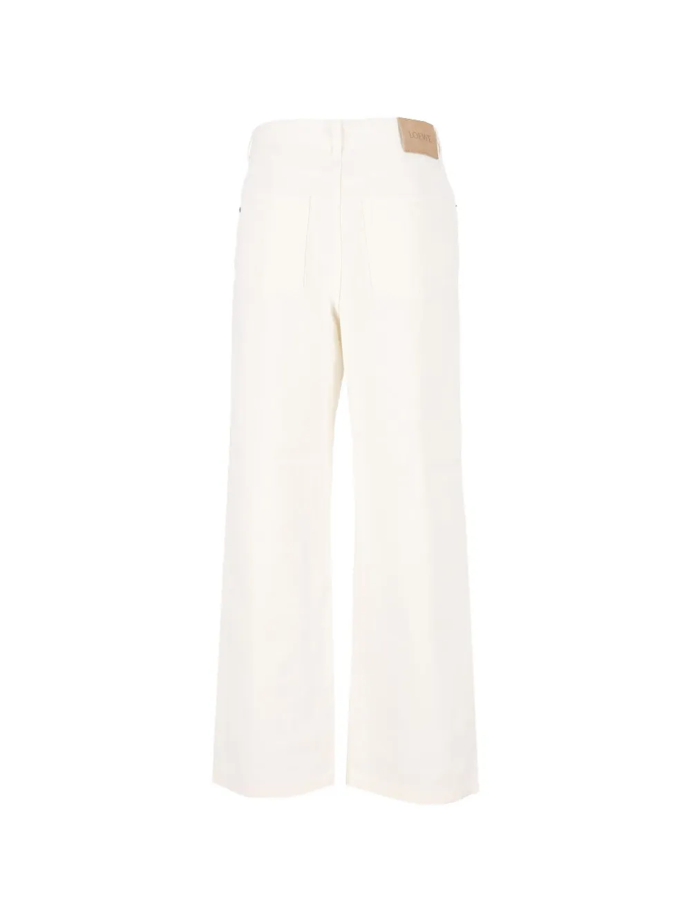 LOEWE Anagram-debossed jeans Beige