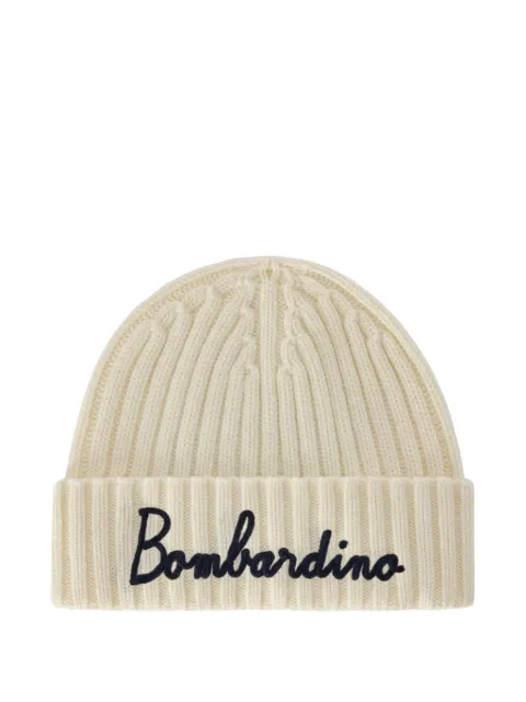 MC2 Saint Barth Wengen beanie hat with Bombardino embroidery