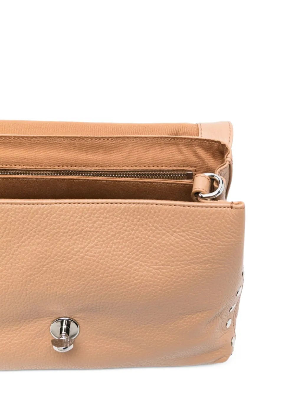 Zanellato Kleine Postina leren clutch Beige