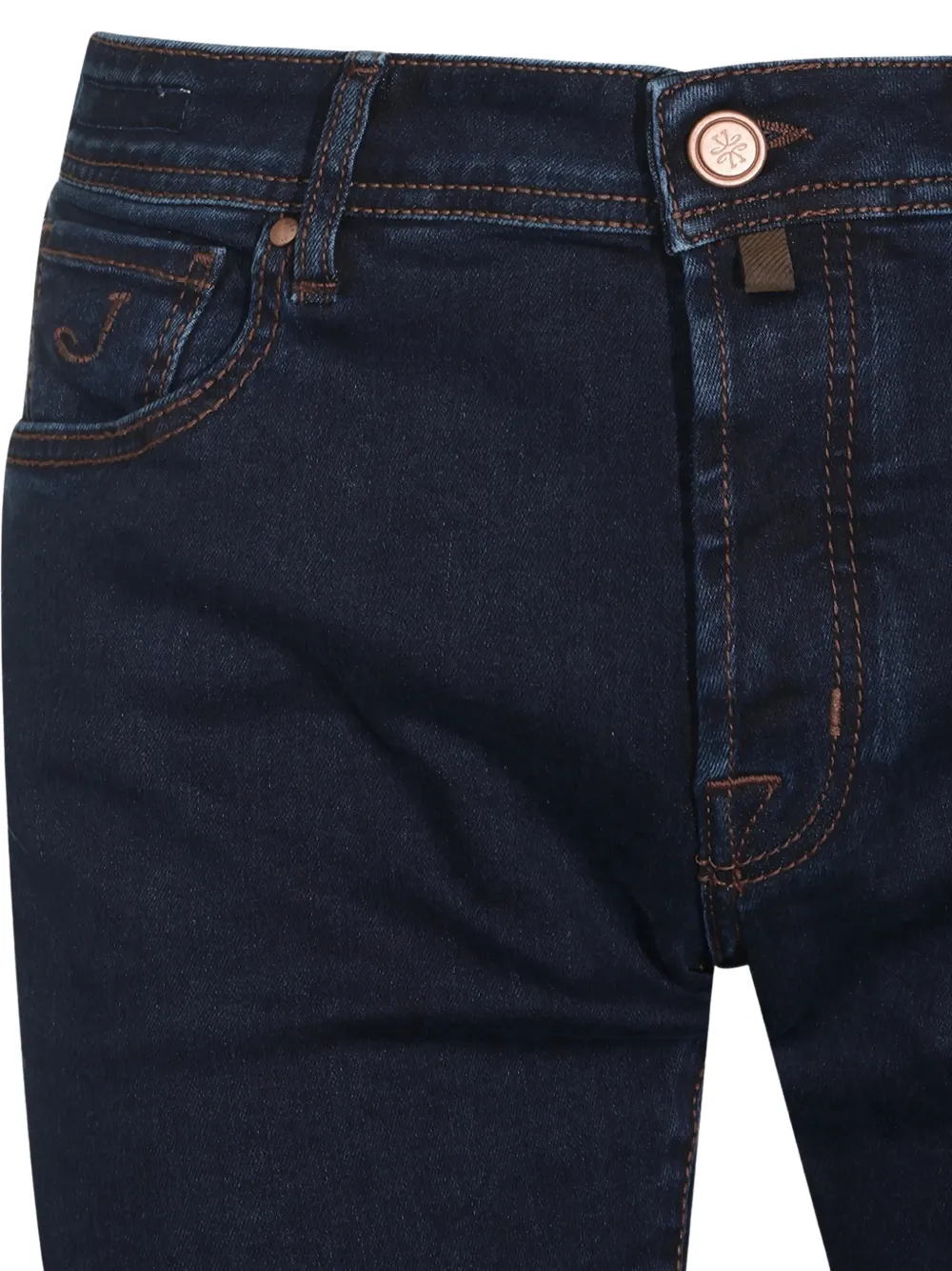 Jacob Cohën Skinny jeans met logopatch Blauw