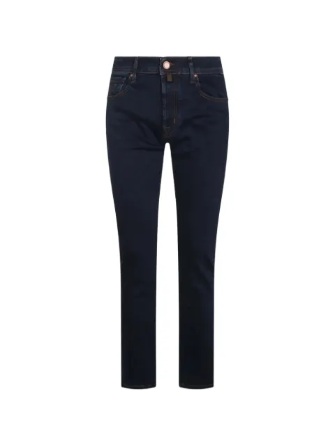 Jacob Cohën logo-patch slim-fit jeans