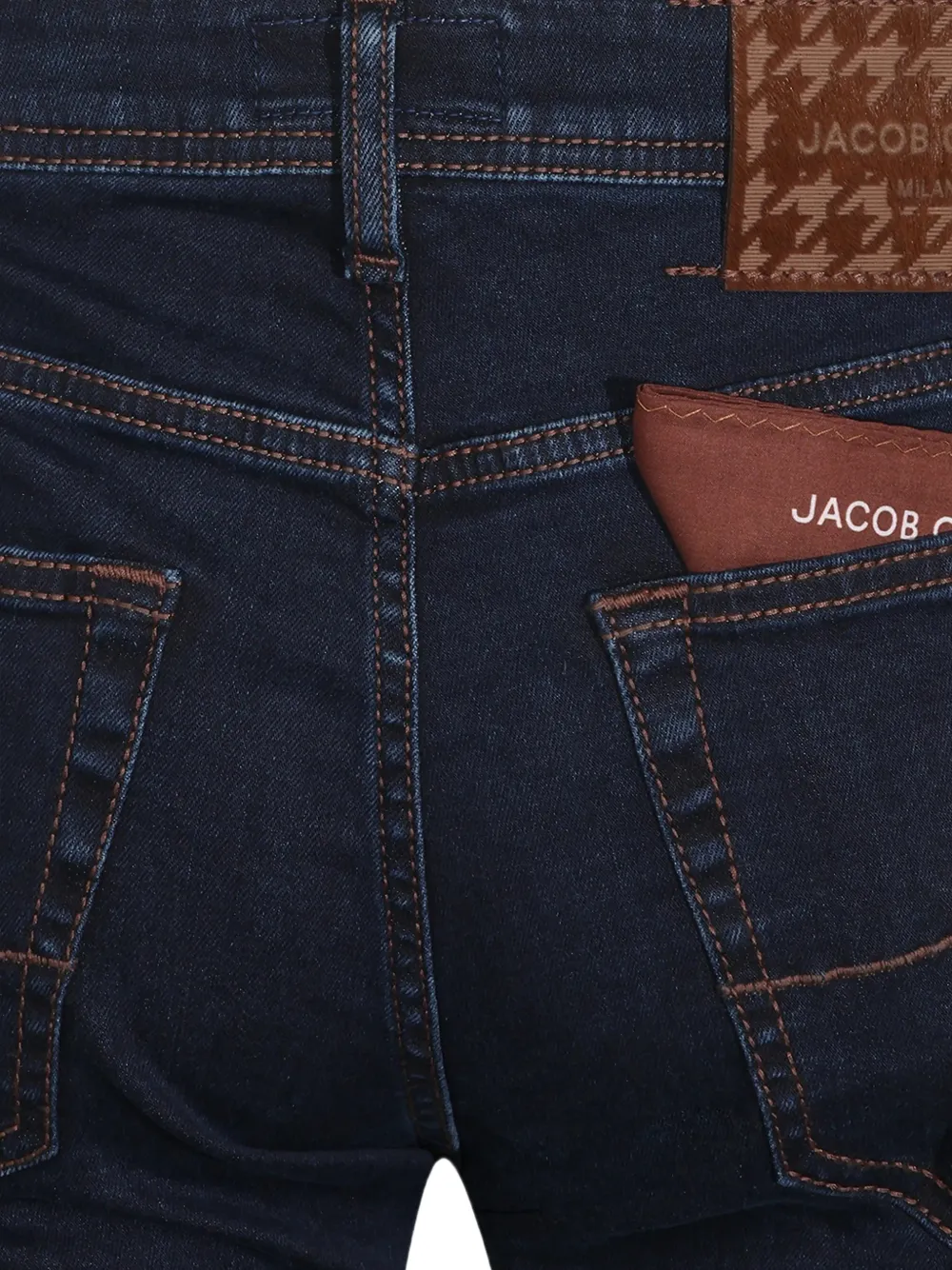 Jacob Cohën Skinny jeans met logopatch Blauw