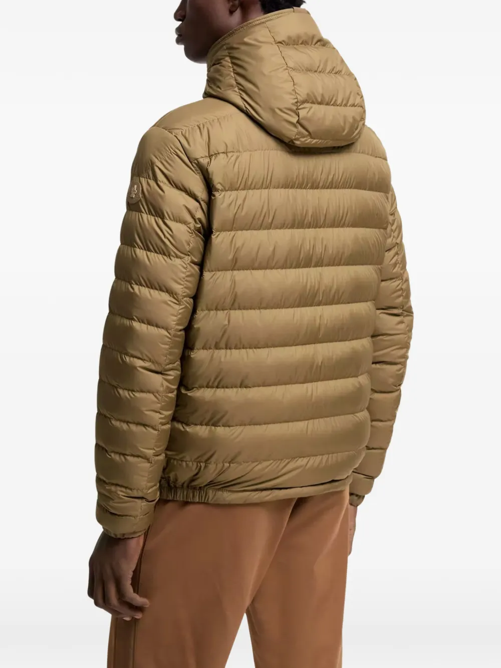 Moncler Solienn donsjack met capuchon Groen